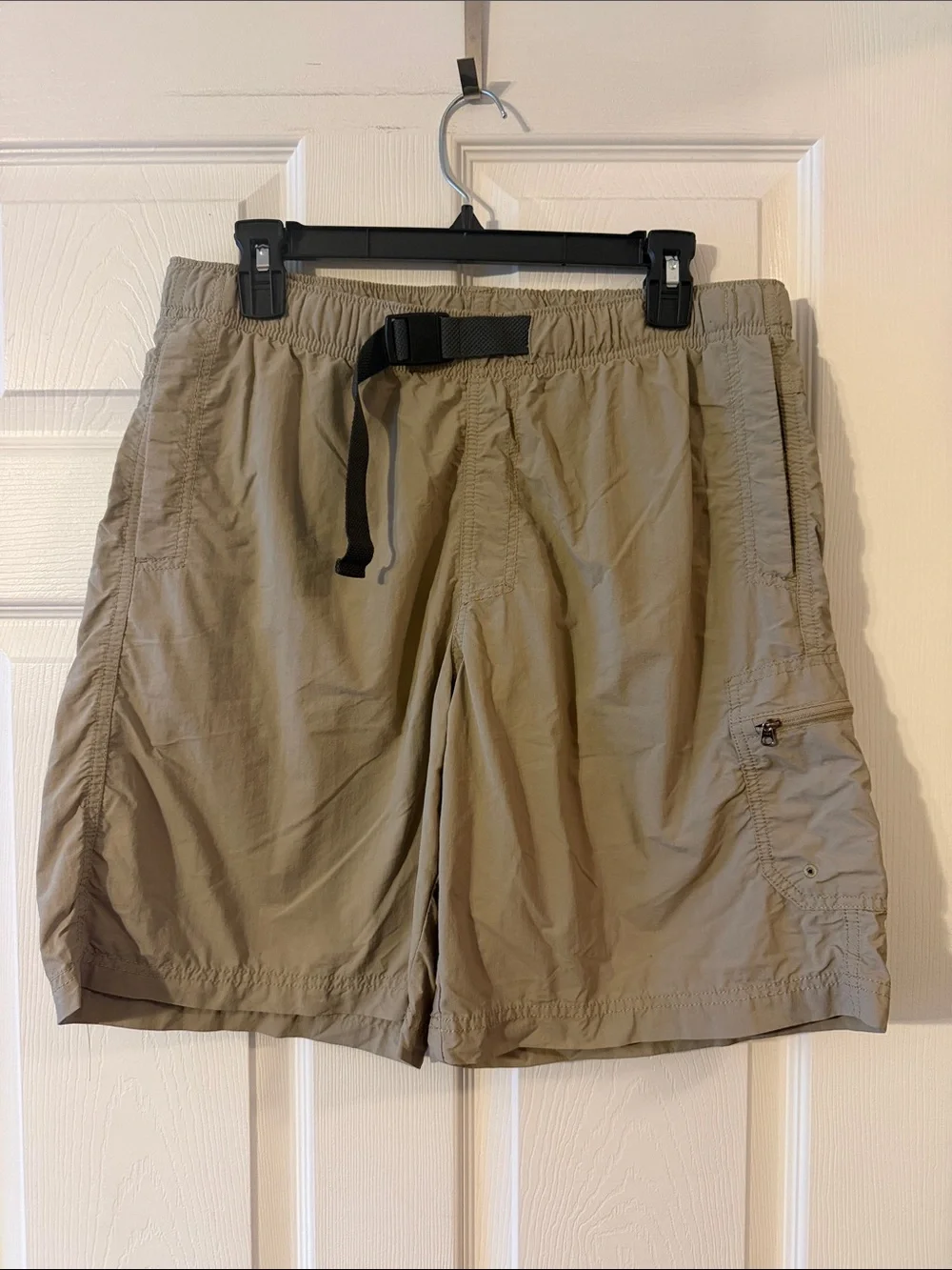 Columbia Men's Tan Hybrid Quick-Dry Cargo Shorts